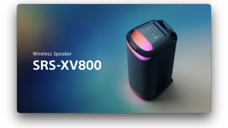 SONY webCM「SRS-XV800」