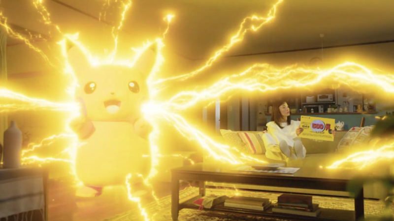 SoftBank 光 TVCM 「ピカチュウの反応」篇